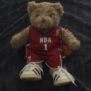 Bear with NBA outfit from Build-A-Bear